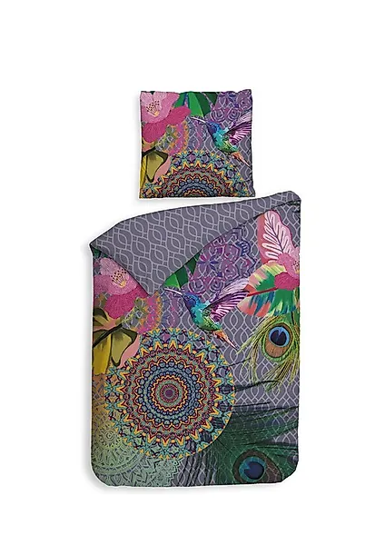 ZO HOME Bettwäsche ZO!Home, Renforcé, 2 teilig, Kolibri, bunte Mandalas auf günstig online kaufen