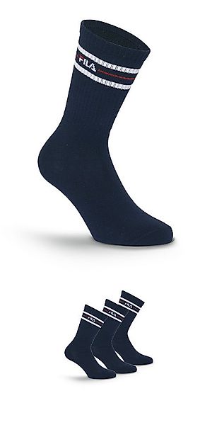 Fila Socken UNISEX LIFESTYLE PLAIN SOCKS (3-Paar, 3 Paar) mit Logo-Schriftz günstig online kaufen