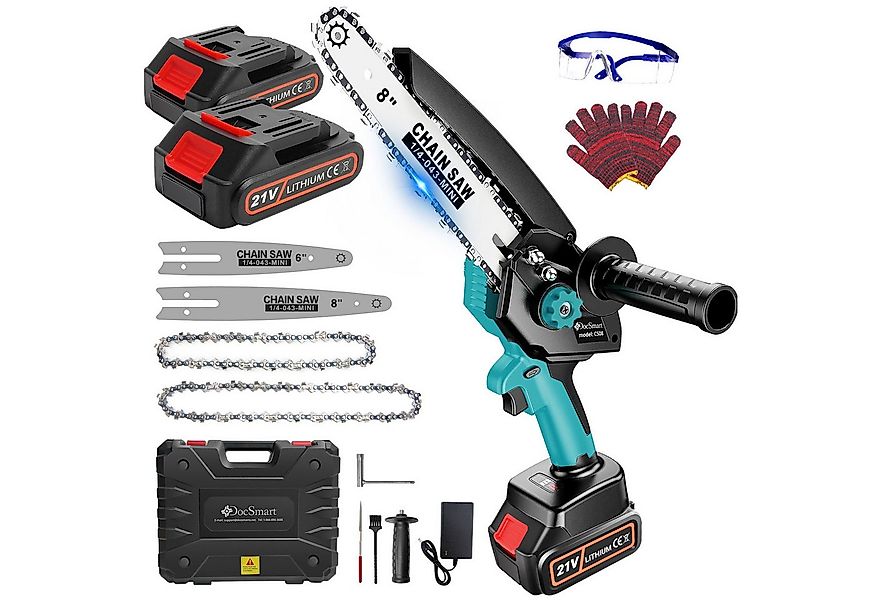 OKWISH Akku-Kettensäge Mini Kettensäge Motorsäge Einhand kabellos, Bürstenl günstig online kaufen