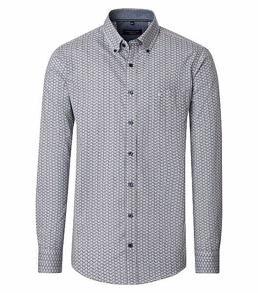 CASAMODA Langarmhemd "CASAMODA Freizeithemd extra langer Arm 72cm Print" günstig online kaufen