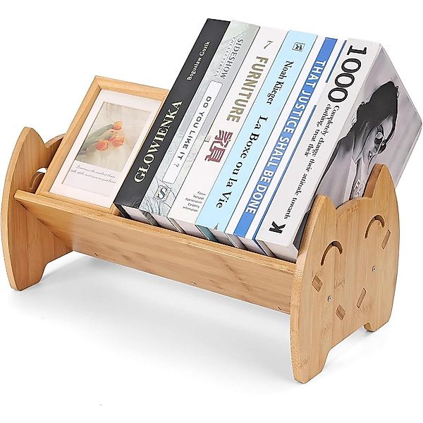 NUODWELL Bücherregal Kinderbücherregal, kleines Desktop-Bücherregal, Lagerr günstig online kaufen