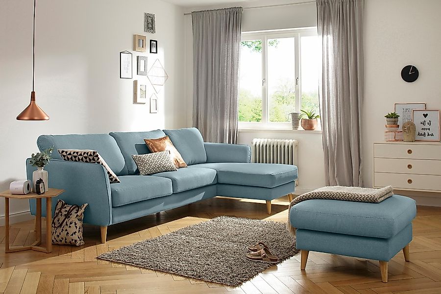 Home affaire Ecksofa »MARSEILLE (279/152cm),L-Form, Rec. rechts/links, vers günstig online kaufen