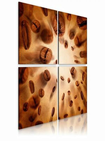 artgeist Wandbild Energetic coffee braun Gr. 90 x 90 günstig online kaufen