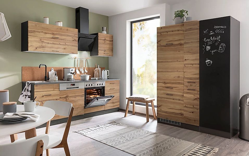 KOCHSTATION Küchenzeile »KS-Trier«, mit E-Geräten, Breite 360 cm günstig online kaufen