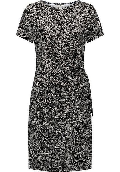 Ragwear Shirtkleid Knotta Print Kurzarm Sommerkleid mit seitlichem Bindeban günstig online kaufen