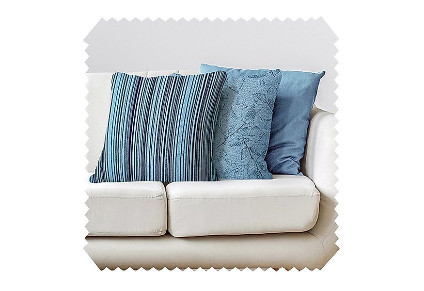 novely® Dekokissen 3er-SET DEKOKISSEN MALCHIN Kuschelweiche Sofakissen - Ki günstig online kaufen