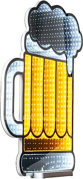 my home LED Dekolicht Evaya - Bierkrug, LED fest integriert, Warmweiß, Infi günstig online kaufen