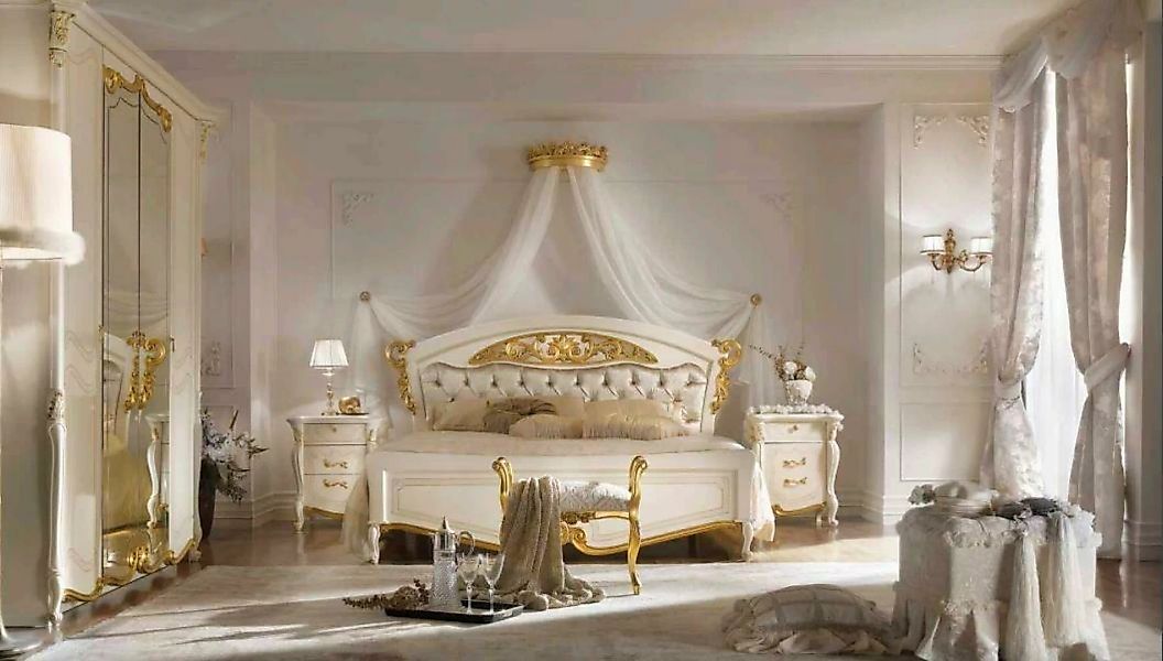 JVmoebel Bett, Hochzeit Bett Doppel Ehe Betten Klassische Italienische Stil günstig online kaufen