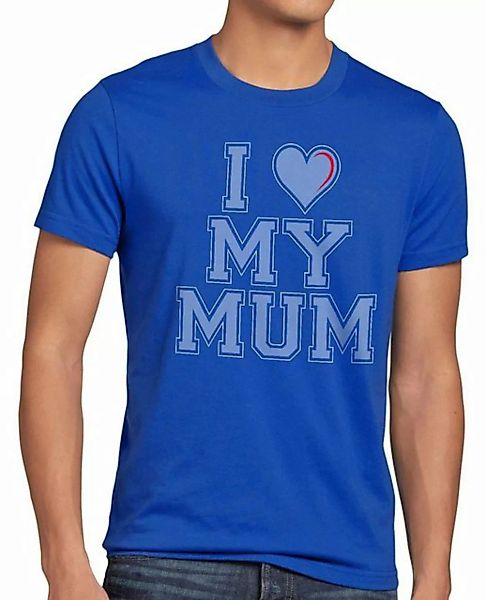 style3 Print-Shirt Herren T-Shirt I love my Mum mama oma mutter muttertag g günstig online kaufen