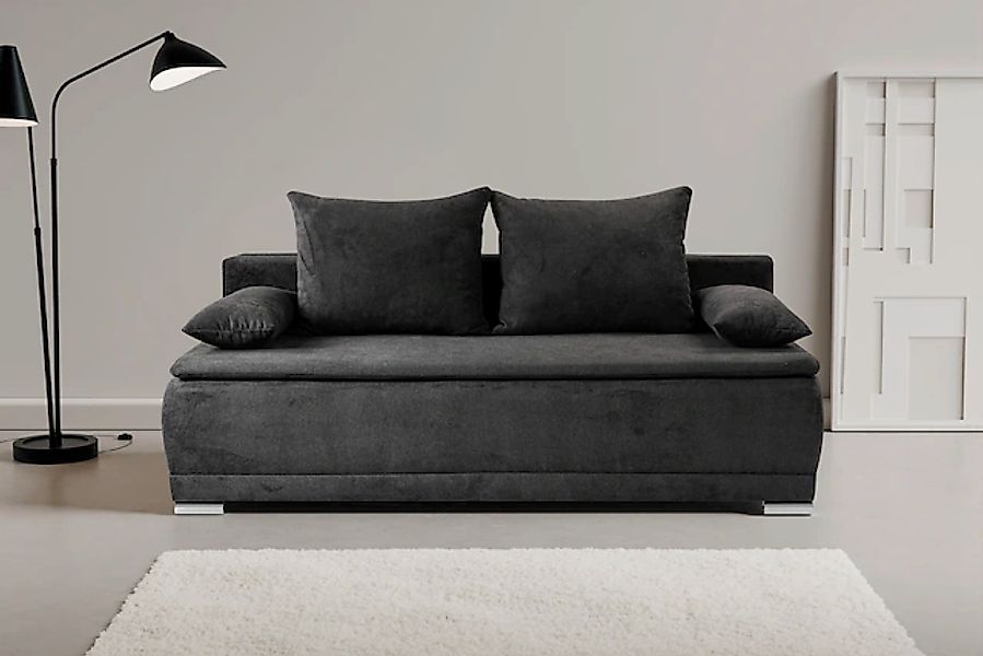 WERK2 Schlafsofa "Biggi komfortabel & elegant, Schlaffunktion, Bettkasten, günstig online kaufen