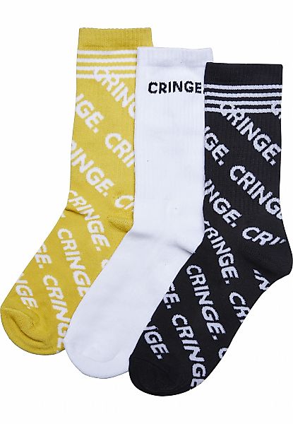 MisterTee Basicsocken "MisterTee Unisex Cringe Socks 3-Pack" 1 Paar tlg. günstig online kaufen