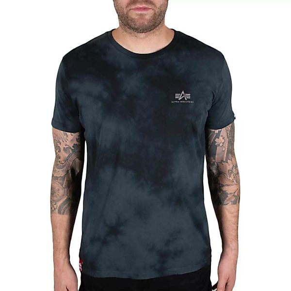 Alpha Industries Basic Batik Sl Kurzärmeliges T-shirt M Greyblack günstig online kaufen
