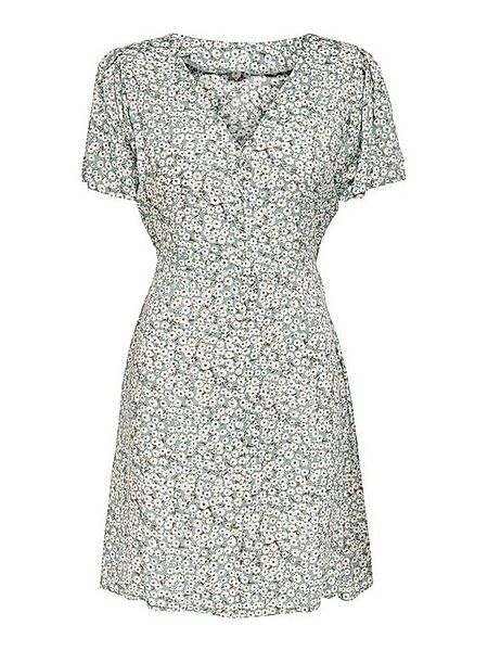 ONLY Shirtkleid Legeres Mini Kleid Sommerliches Design Muster (mini) 7580 i günstig online kaufen