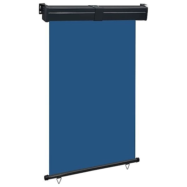 furnicato Balkon-Seitenmarkise 125x250 cm Blau günstig online kaufen