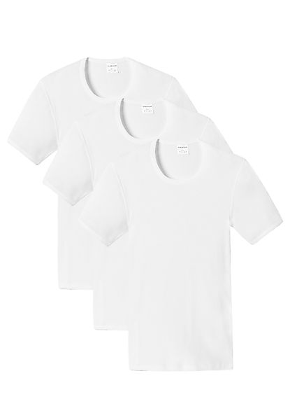 Schiesser Unterhemd 3er Pack Cotton Essentials günstig online kaufen