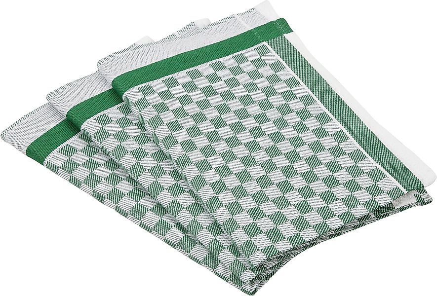 ROSS Geschirrtuch Exclusiv, (Set, 3-tlg), Karofond, günstig online kaufen