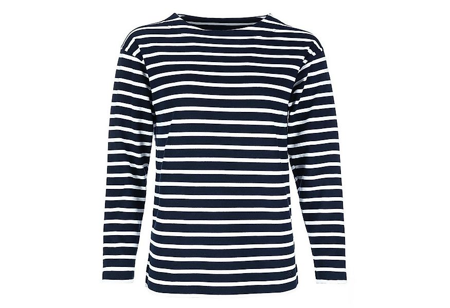 modAS Langarmshirt 2500D Damen Bretonisches Shirt U-Boot Ausschnitt - Ringe günstig online kaufen
