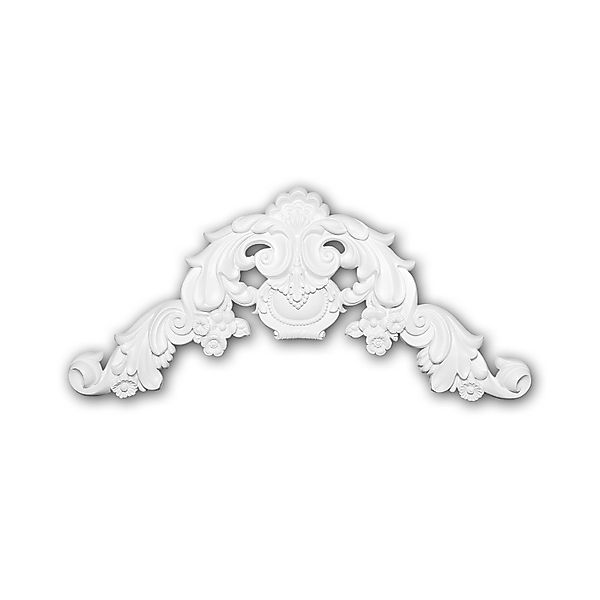 PROFHOME 160036 Zierelement dekoratives Element Stuckdekor aus Polyurethan günstig online kaufen