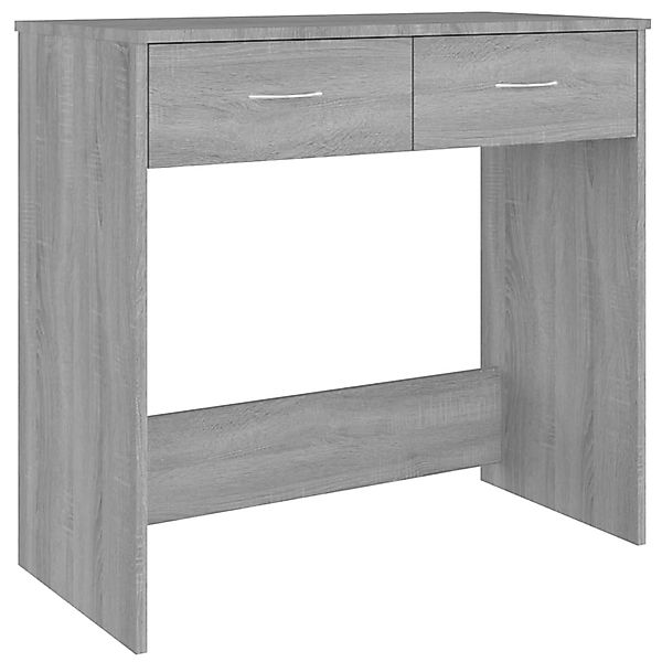 vidaXL Schreibtisch Grau Sonoma 80x40x75 cm Holzwerkstoff 815475 günstig online kaufen
