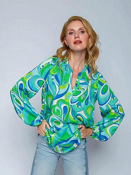 Emily Van Den Bergh Schlupfbluse Shirtbluse Aqua günstig online kaufen