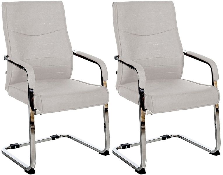 CLP Besucherstuhl Hobart (2er Set), Kunstleder günstig online kaufen
