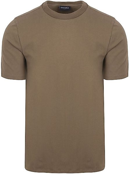 Suitable Respect T-shirt Hi Taupe - Größe XXL günstig online kaufen