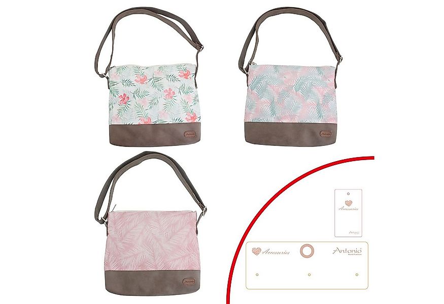 VewoTex Umhängetasche Damen Schulter Tasche » Tropische Blumen 28 x 32 cm ( günstig online kaufen