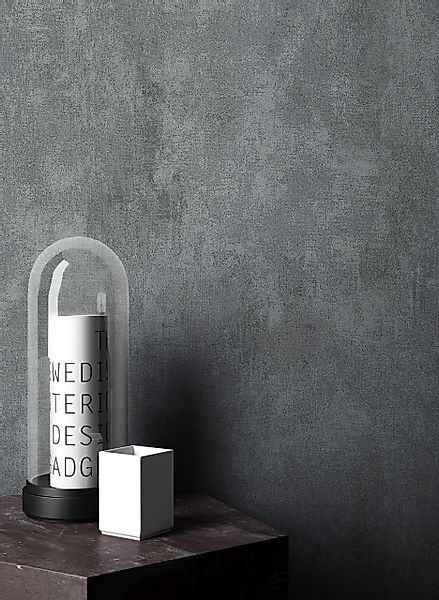 Newroom Vliestapete, Anthrazit Tapete Uni Einfarbig günstig online kaufen