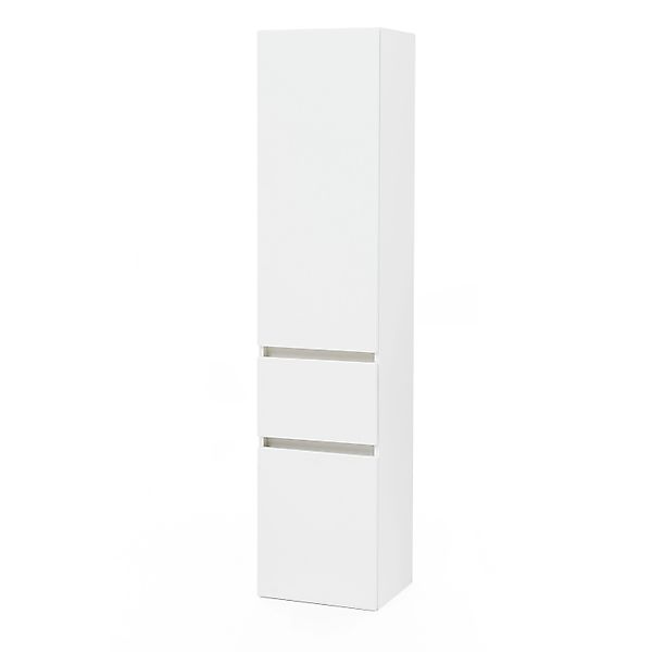 Held Möbel Hochschrank Salerno 40 cm matt Weiß-Weiß günstig online kaufen