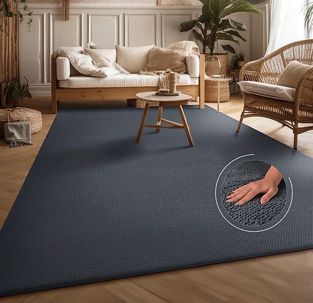 my home Teppich "Ciney, LAGERRÄUMUNG" rechteckig 16 mm Höhe Kurzflor, Hoch- günstig online kaufen