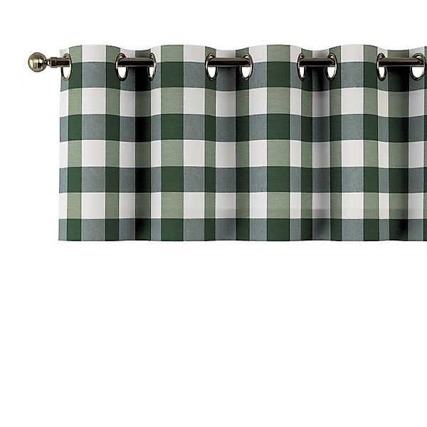 Kurzgardine mit Ösen, grün-ecru, 130 x 40 cm, Quadro (144-36) günstig online kaufen