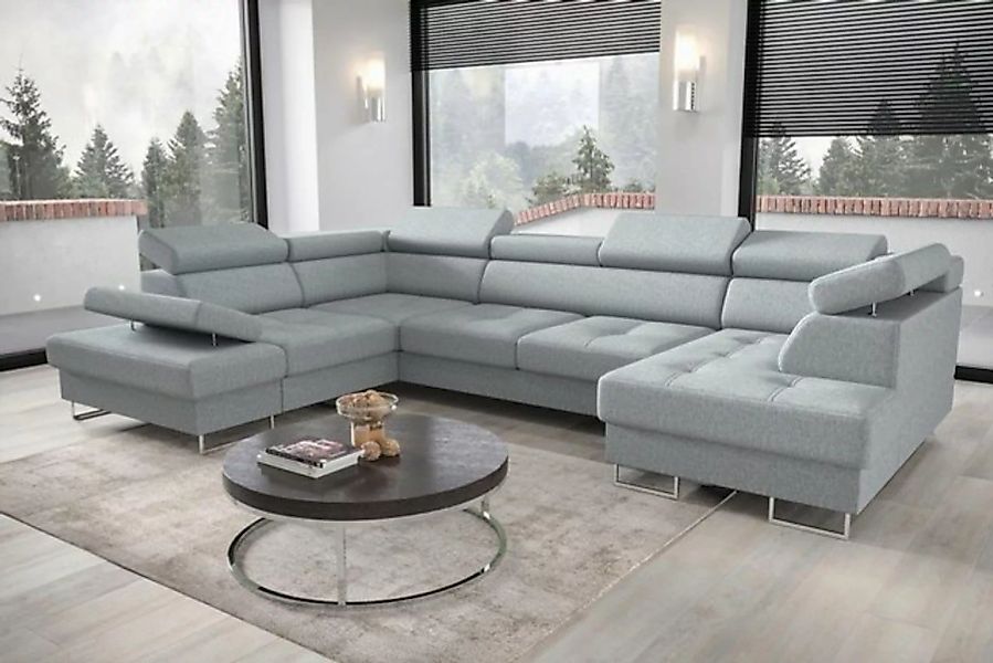 JVmoebel Ecksofa Textil Sofa Ecksofa Sofa Couch Polster Wohnlandschaft Lede günstig online kaufen