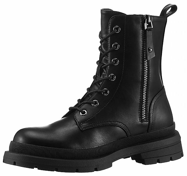 Aniston SHOES Schnürboots, Schnürstiefelette, Workerboots, Profilsohle günstig online kaufen