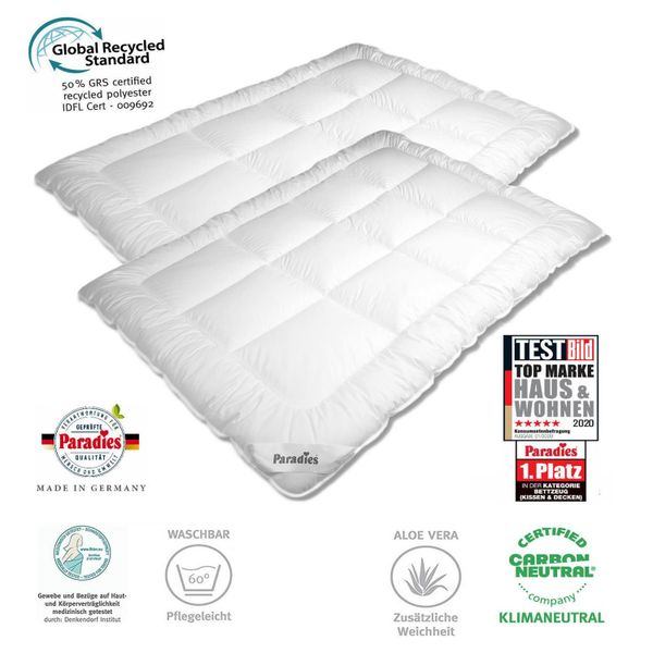 Paradies Kunstfaserbettdecke 2 Stück Paradies Halia günstig online kaufen