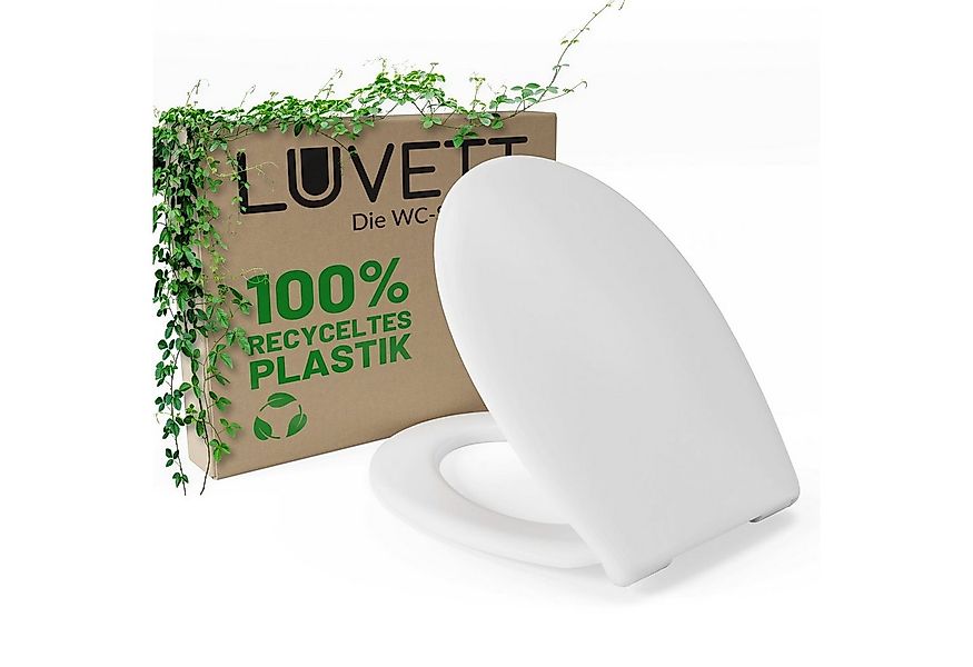 LUVETT WC-Sitz Öko aus 100% Recyclingmaterial (Blauer Engel), mit Original günstig online kaufen