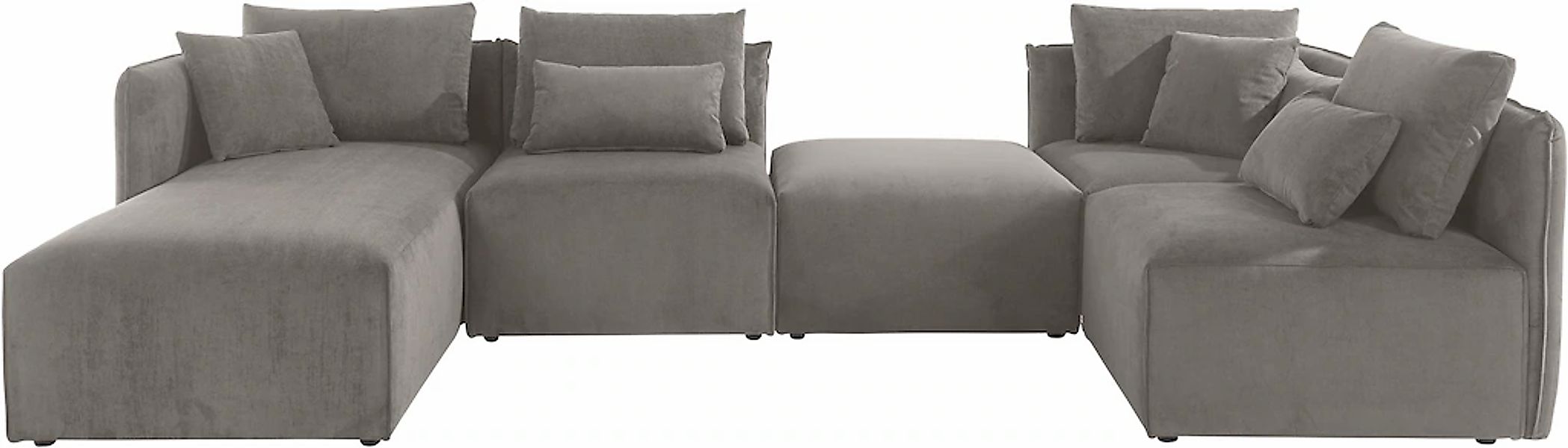 OTTO home Wohnlandschaft "Nöre U-Form" 5 Teile, in vielen Bezugsqualitäten günstig online kaufen