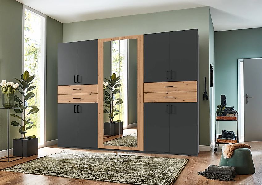 Wimex Kleiderschrank Taiga Kleiderschrank mit Spiegel günstig online kaufen