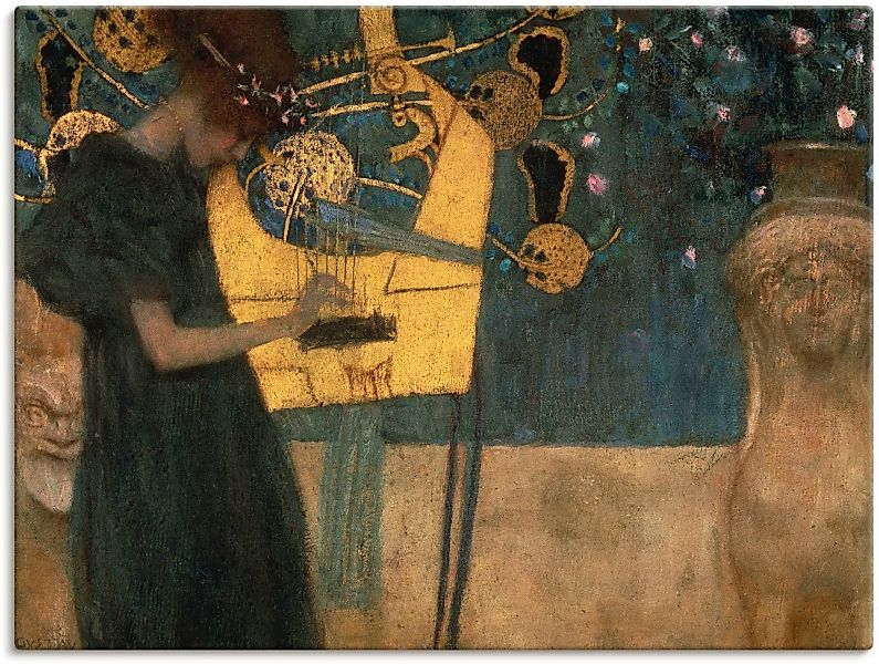 Artland Wandbild »Die Musik. 1895«, Musiker, (1 St.), als Leinwandbild, Pos günstig online kaufen