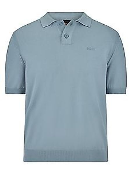 Polo-Pullover ASAC P BOSS blau günstig online kaufen