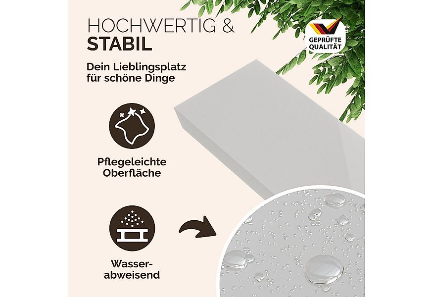 Casaria Wandboard, mit Halterung 50-110cm Schwebend 15kg Tragkraft Küche Wo günstig online kaufen