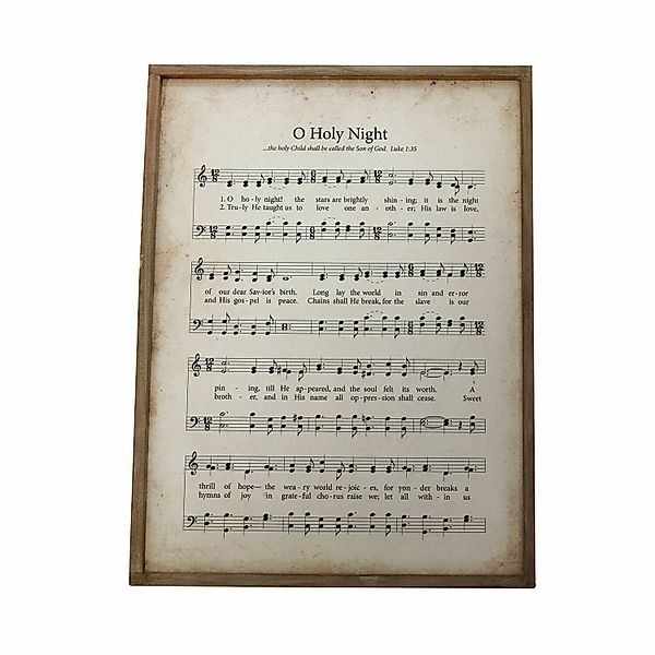 Mirabeau Wanddekoobjekt Bild Holy Night creme/braun günstig online kaufen