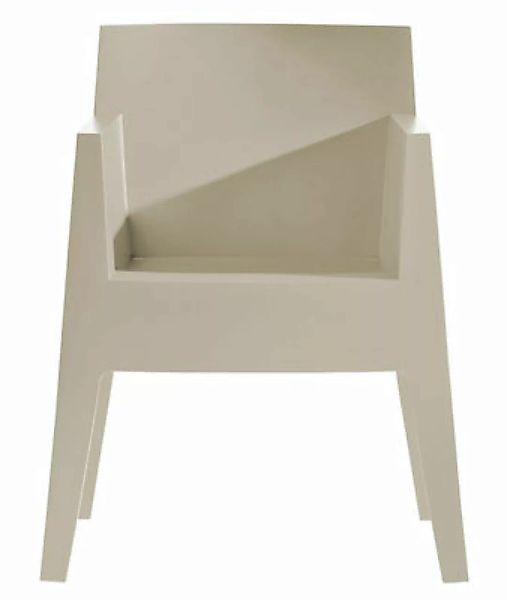 Stapelbarer Sessel Toy plastikmaterial grau - Driade - Grau günstig online kaufen