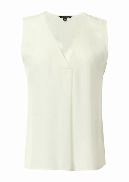 Comma Blusenshirt Bluse, WHITE günstig online kaufen
