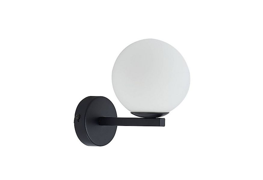 Lucande Wandleuchte Bidolo, Metall, Schwarz IP44, 1 x 8 W LED günstig online kaufen