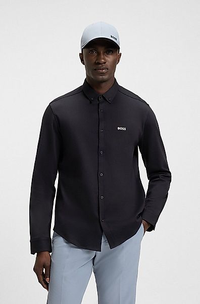 BOSS GREEN Langarmhemd B Motion L softe Baumwolle, Vier-Wege-Stretch, knitt günstig online kaufen