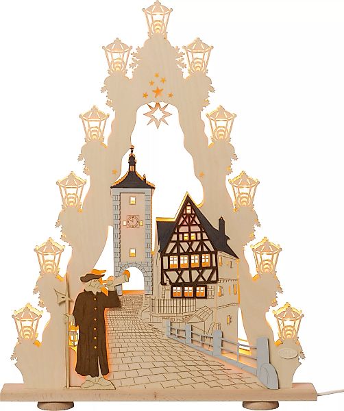 Weigla LED Lichterbogen "Rothenburg ob der Tauber, Weihnachtsdeko" günstig online kaufen
