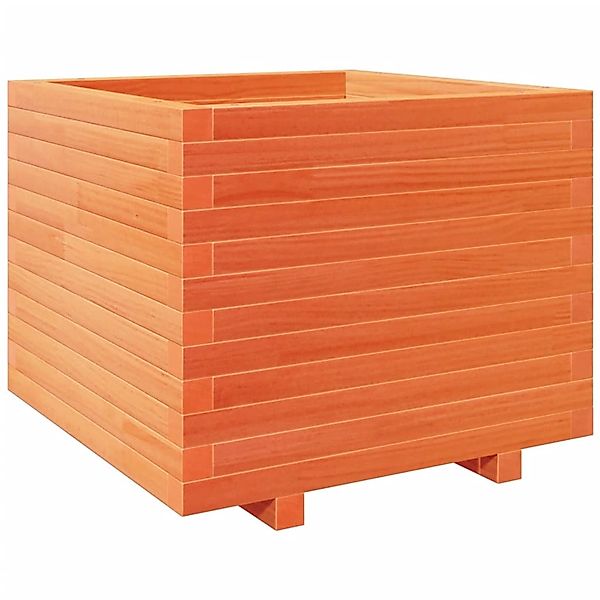 vidaXL Pflanzkübel Wachsbraun 60x60x49,5 cm Massivholz Kiefer 3282521 günstig online kaufen