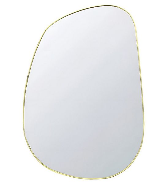 Dekoleidenschaft Wandspiegel "Gold" 40x60 cm groß, asymetischer Dekospiegel günstig online kaufen