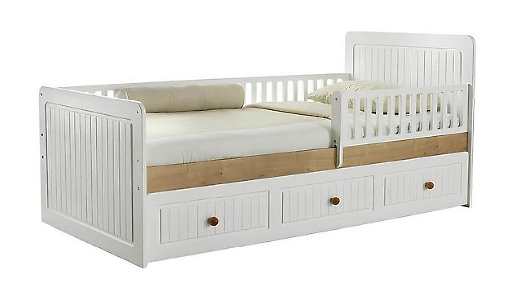JVmoebel Bett Bettrahmen Kinderbett Bett Kinderzimmer Kinderzimmermöbel Wei günstig online kaufen