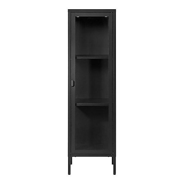 ebuy24 Vitrine Brisbane Vitrinenschrank 1 Glas Tür schwarz. günstig online kaufen